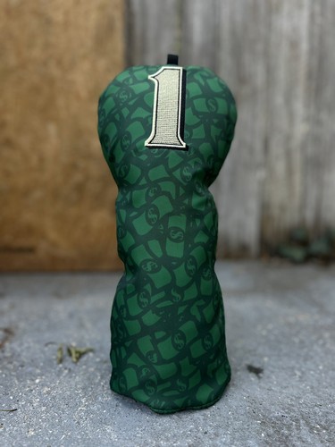 Cash golf driver headcover - cash,